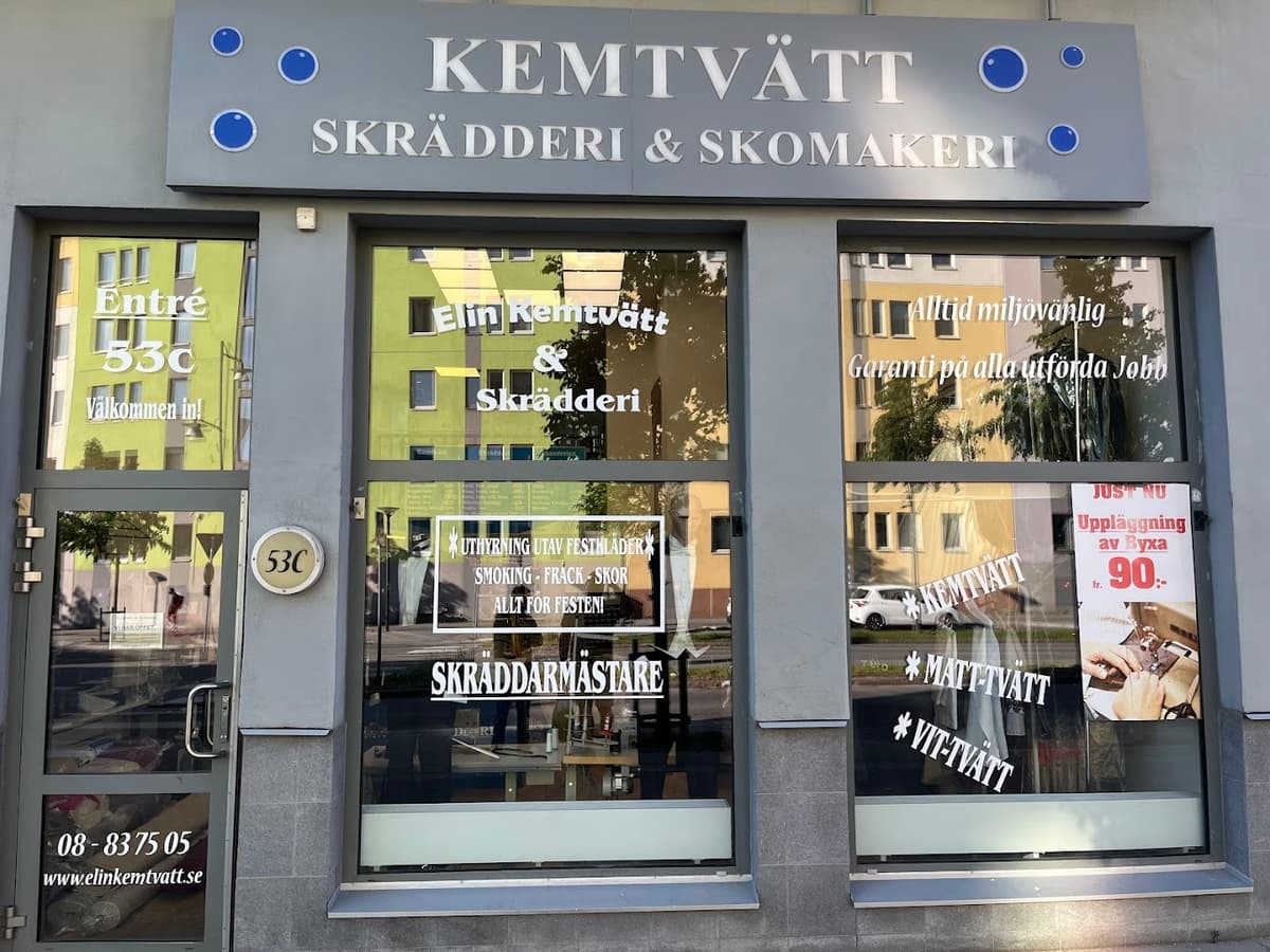 Butiken Elin Kemtvätt utifrån